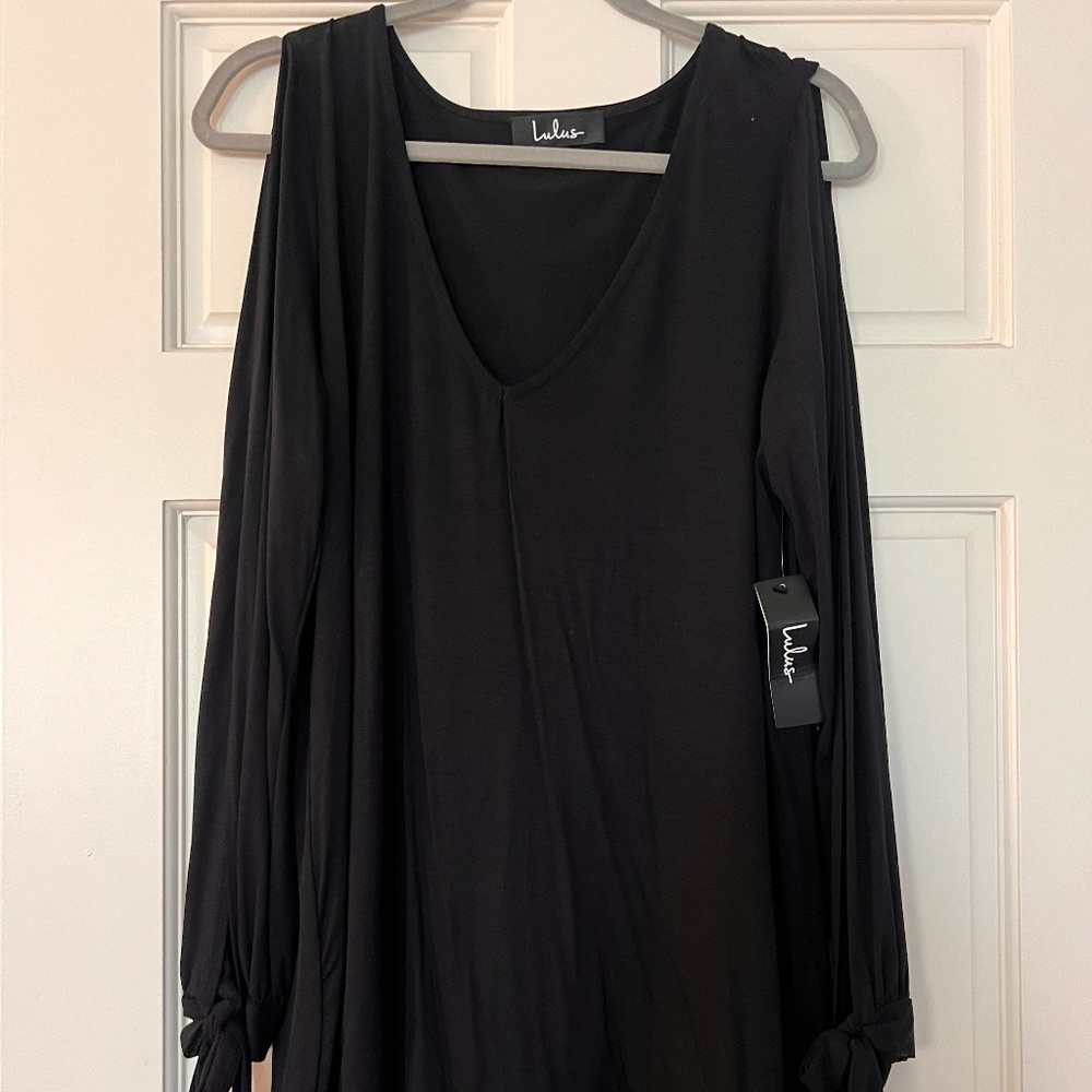 Lulus Long Sleeve Shift Dress
